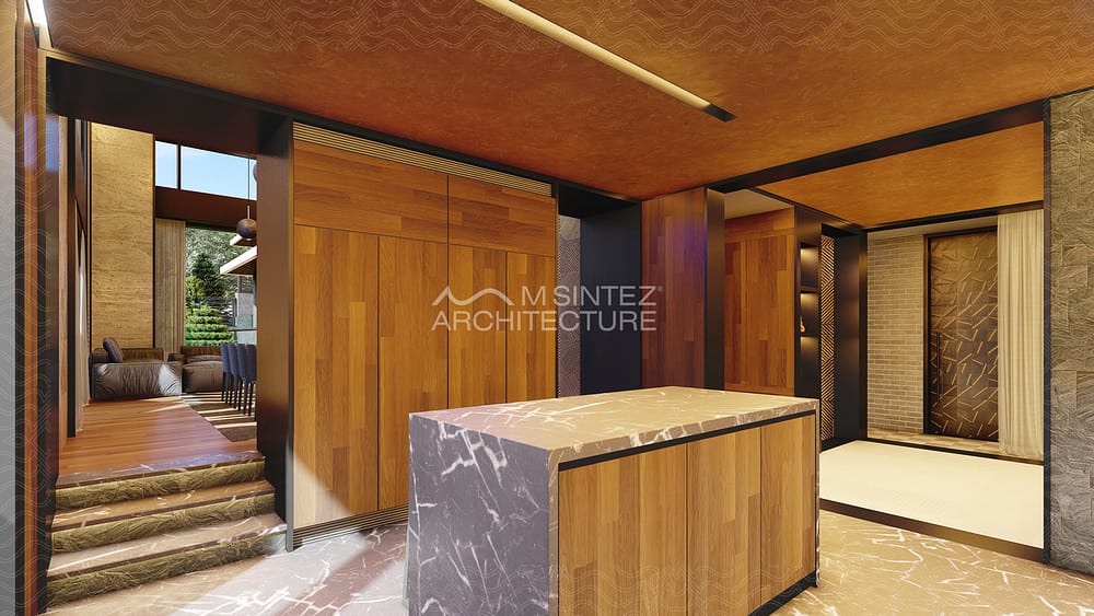 M-Sintez Architecture Kitchen Mansion Boyana