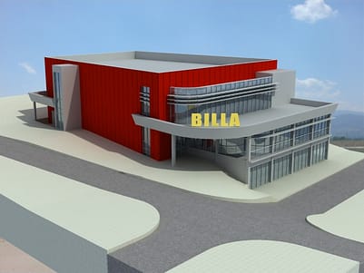 Msintez Architecture Office Billa Supermarkets